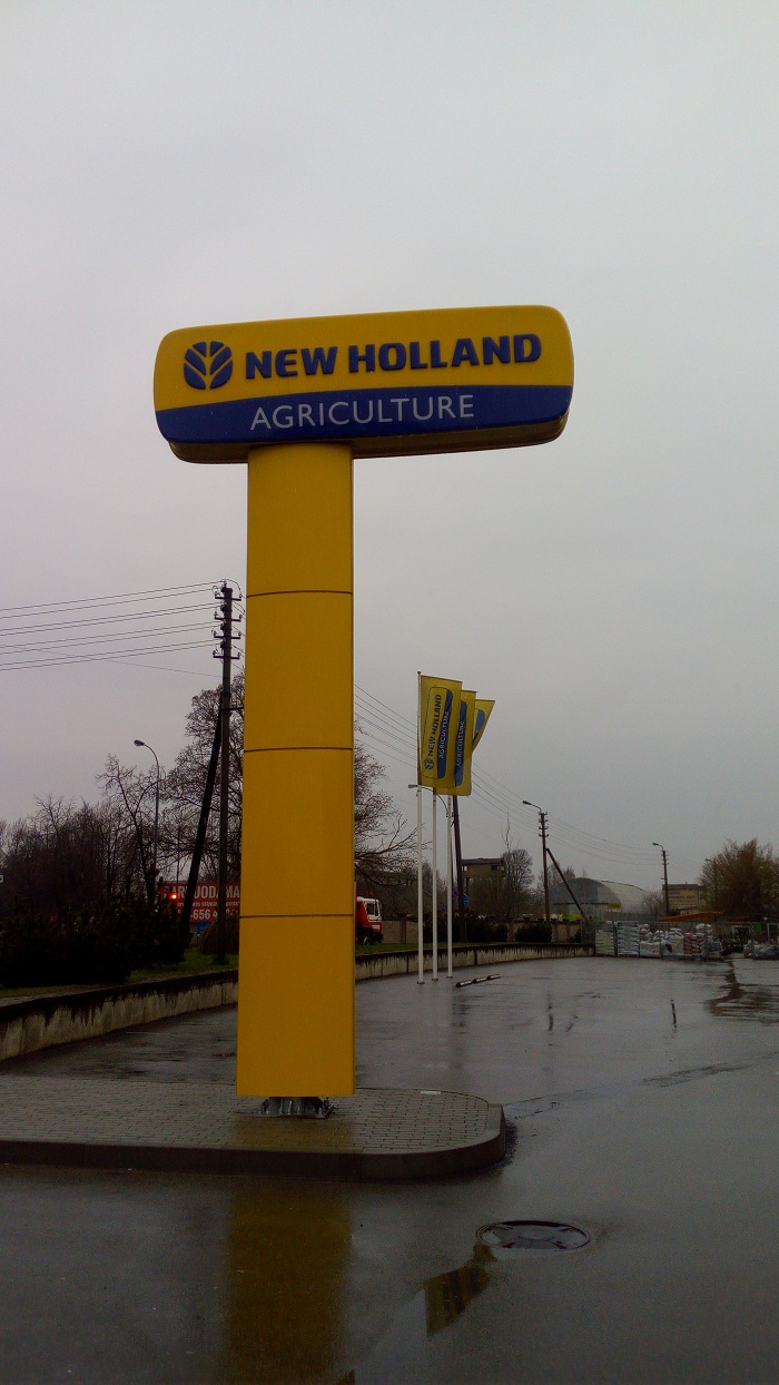 Reklaminio stendo pastatymas
